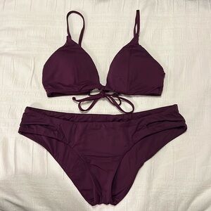 Purple bikini